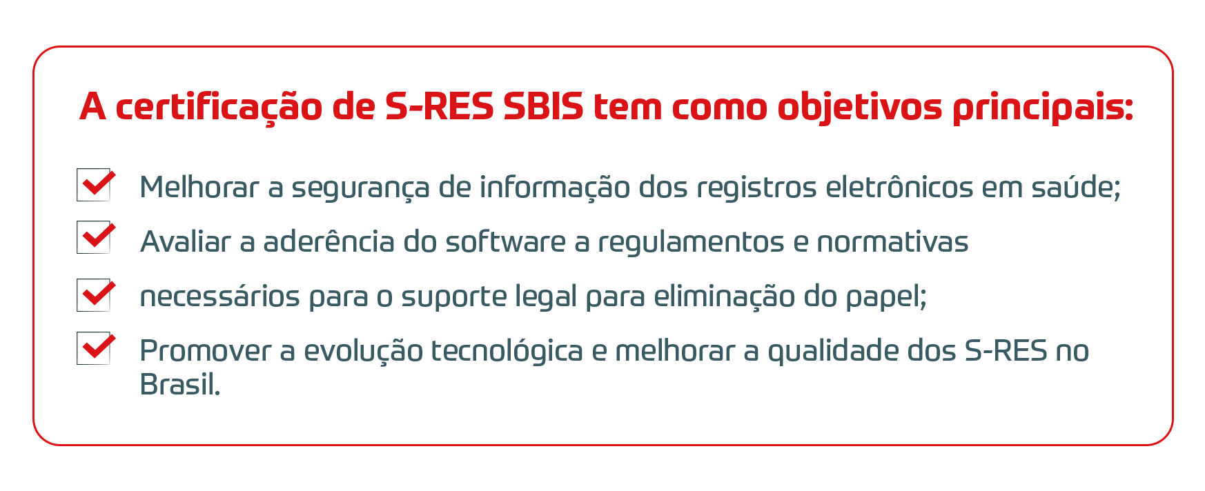 Certificação SBIS